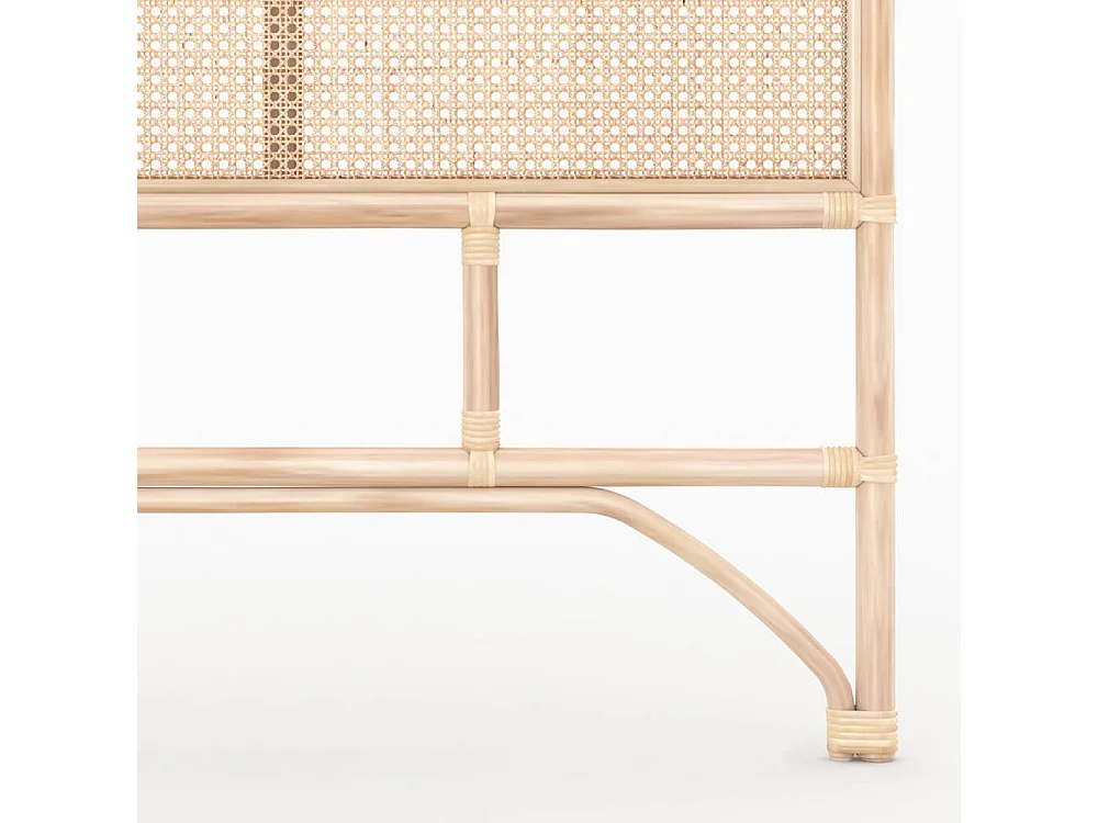 Tête de lit en rotin et cannage 90 cm - Naïra