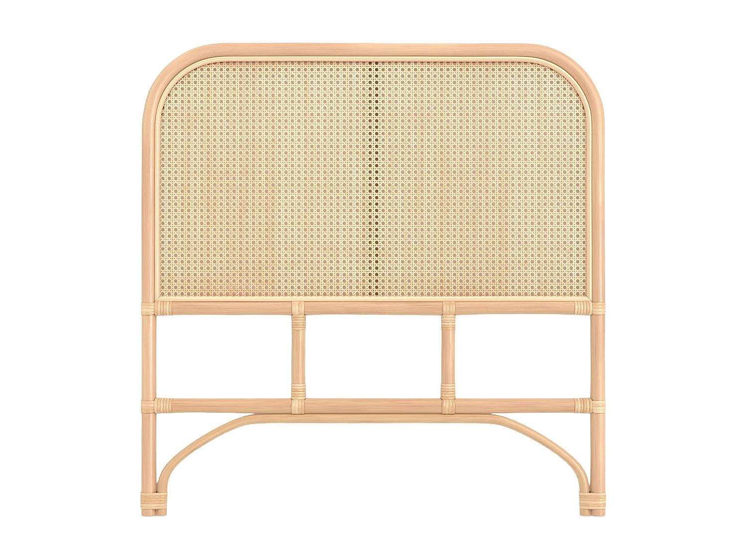Tête de lit en rotin et cannage 90 cm - Naïra