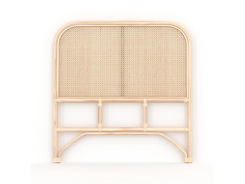 Testiera del letto in rattan e paglia di Vienna 90 cm - Naïra