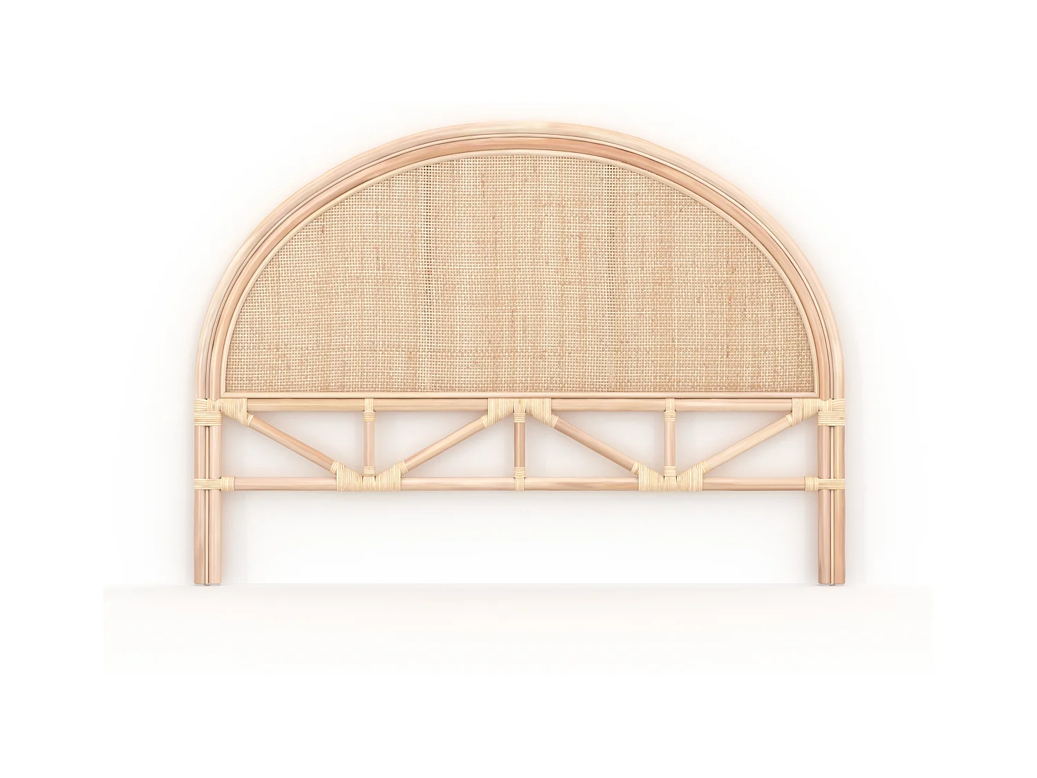Tête de lit en rotin naturel 140 cm - Madya