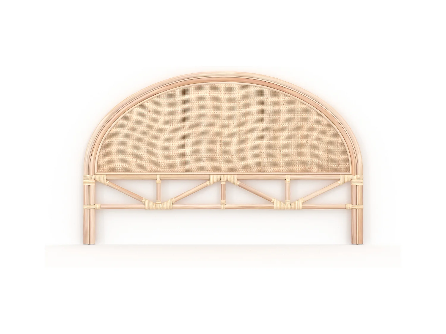 Tête de lit en rotin naturel 160 cm - Madya