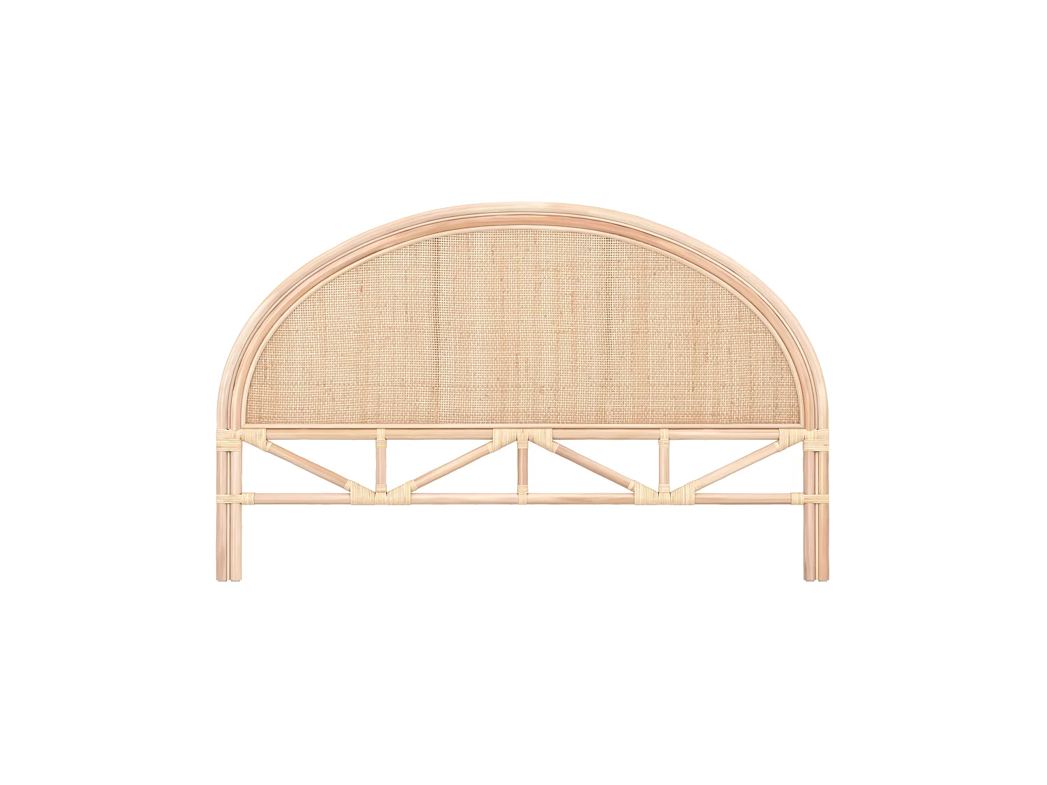 Tête de lit en rotin naturel 160 cm - Madya