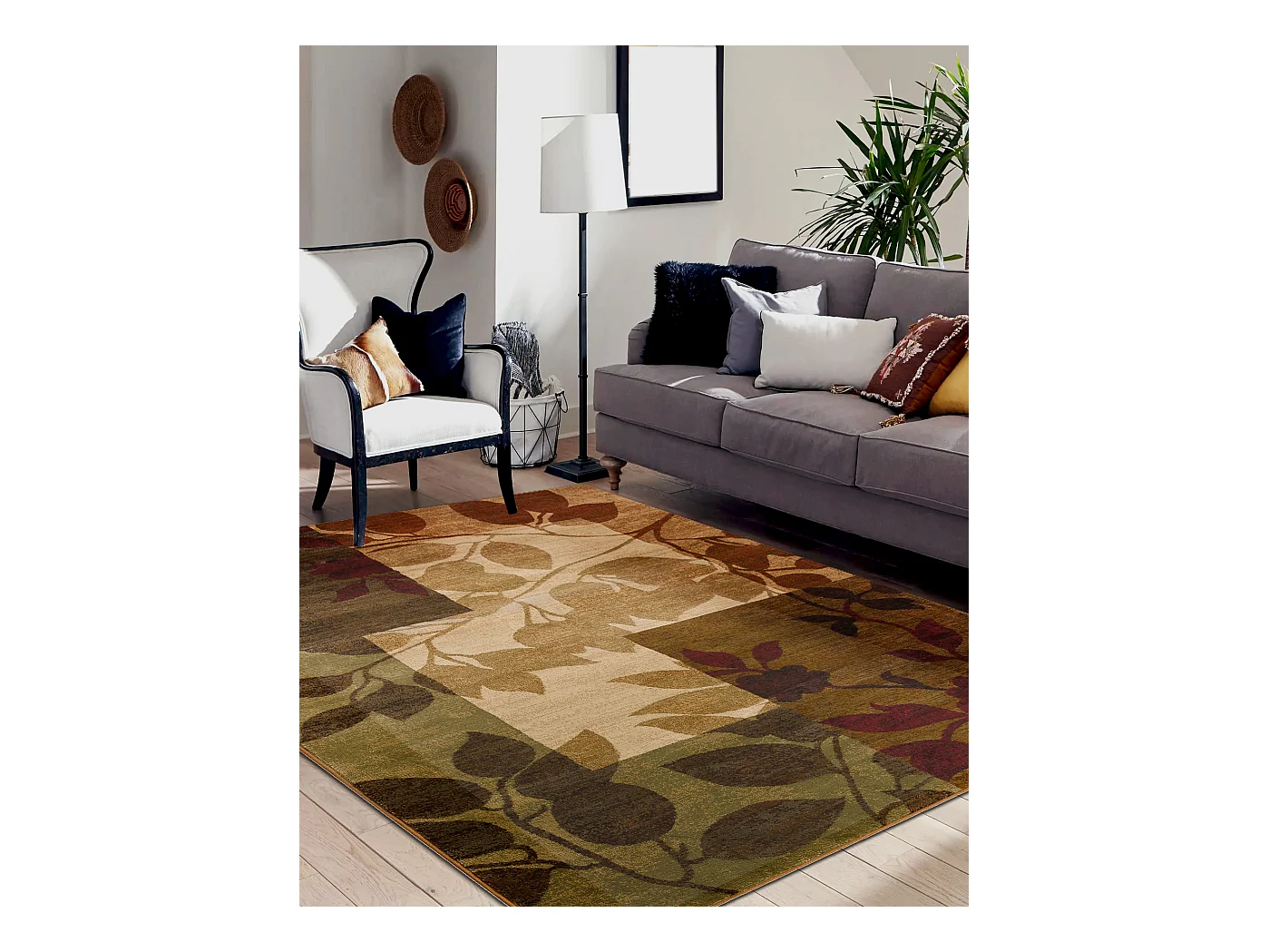 Tapijt ROYAL 5282 Bladeren - beige / groen 180x270 cm