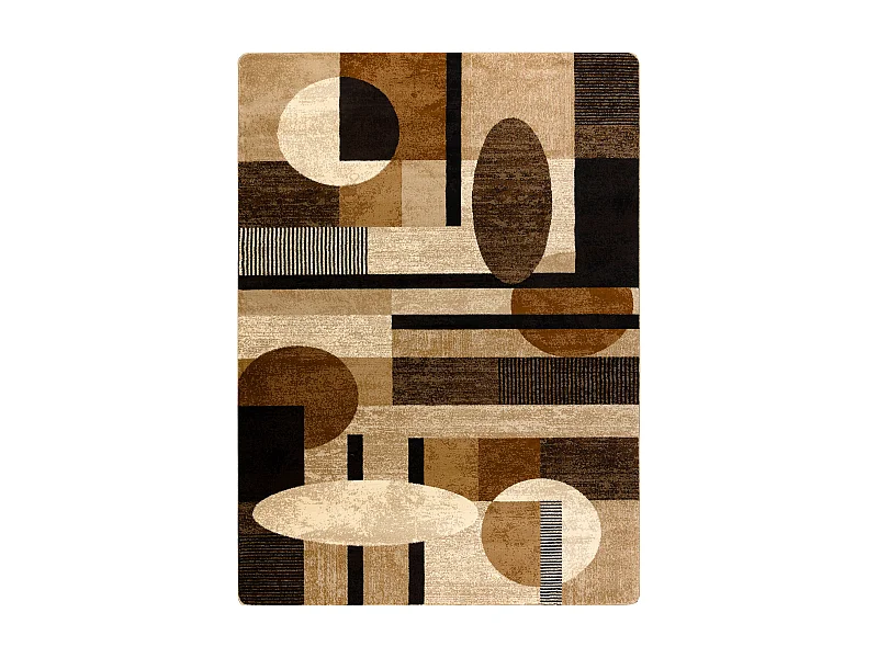 Teppich ROYAL 5376 Geometrisch, Kreise - beige / Creme 180x270 cm