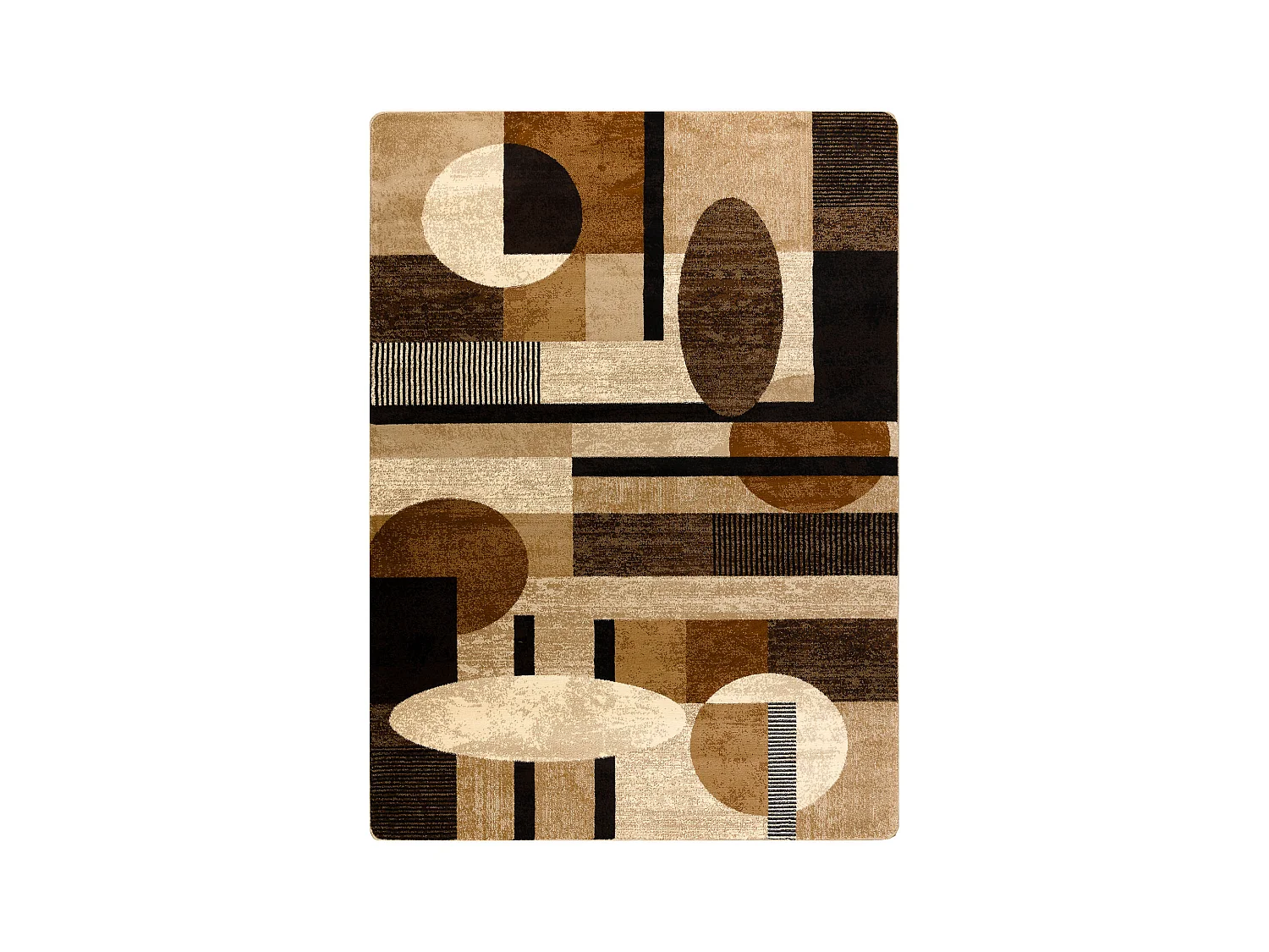 Tapis ROYAL 5376 Géométrique, cercles - beige / crème 180x270 cm