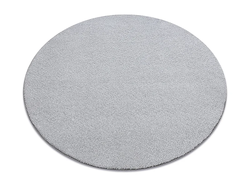 Alfombra VELVET MICRO círculo gris 90 llanura color sólido cercle 100 cm