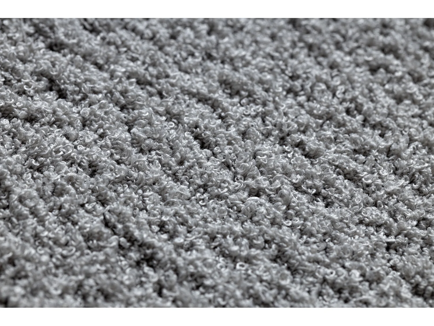 TAPIS cercle VELVET MICRO gris 90 plaine couleur unie cercle 100 cm