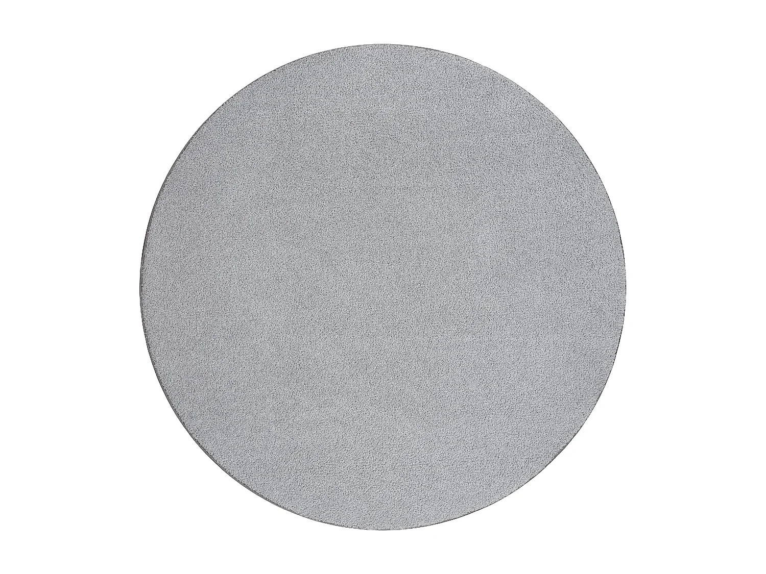TAPIS cercle VELVET MICRO gris 90 plaine couleur unie cercle 100 cm
