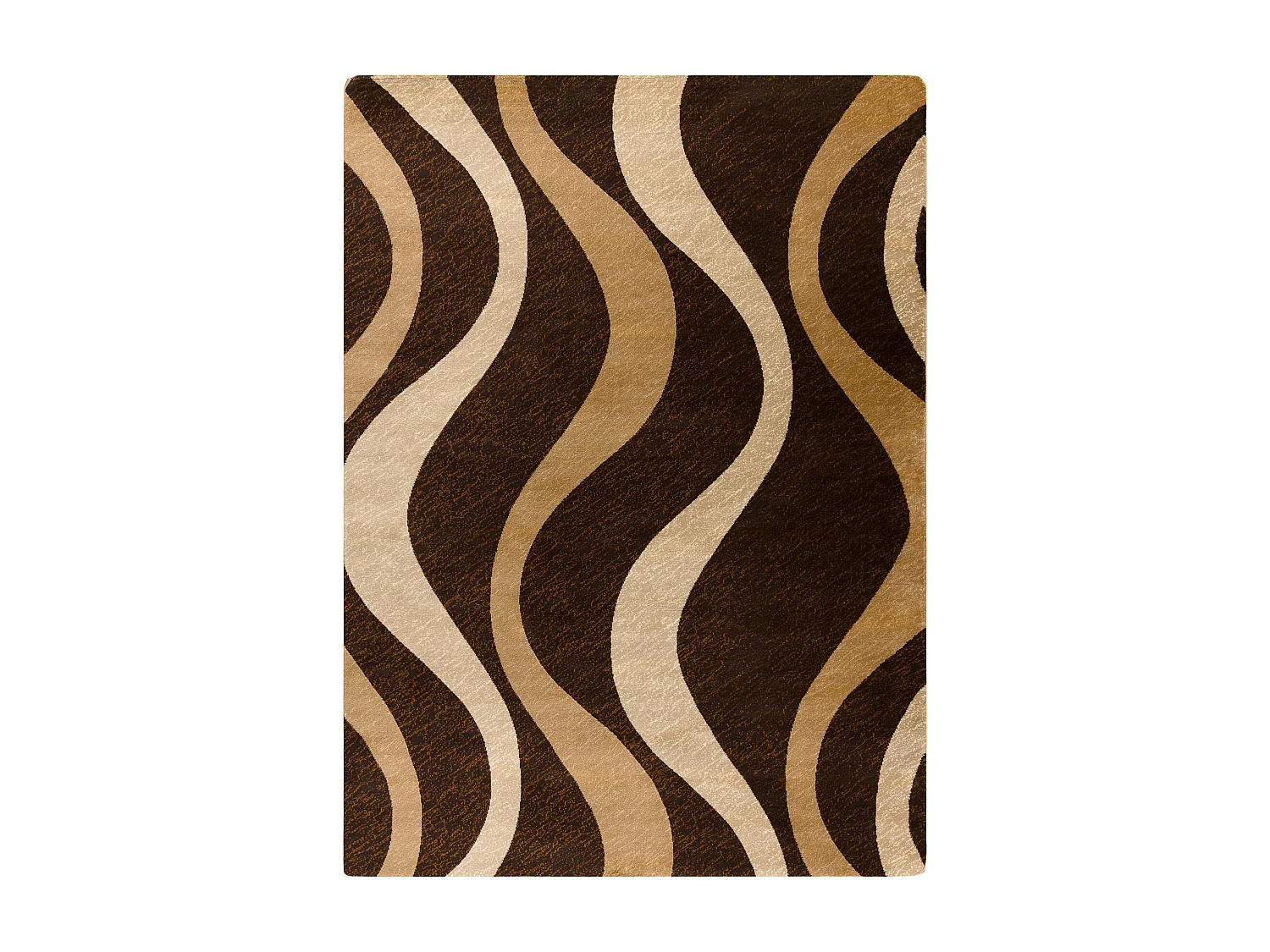 Tapis ROYAL G3565 Vagues - marron / beige 100x200 cm