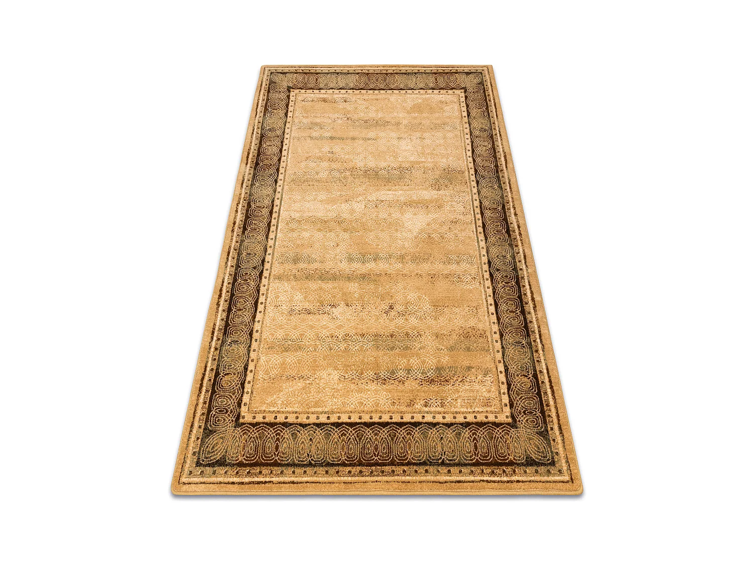 Tapis en laine OMEGA LAVA miel 100x150 cm
