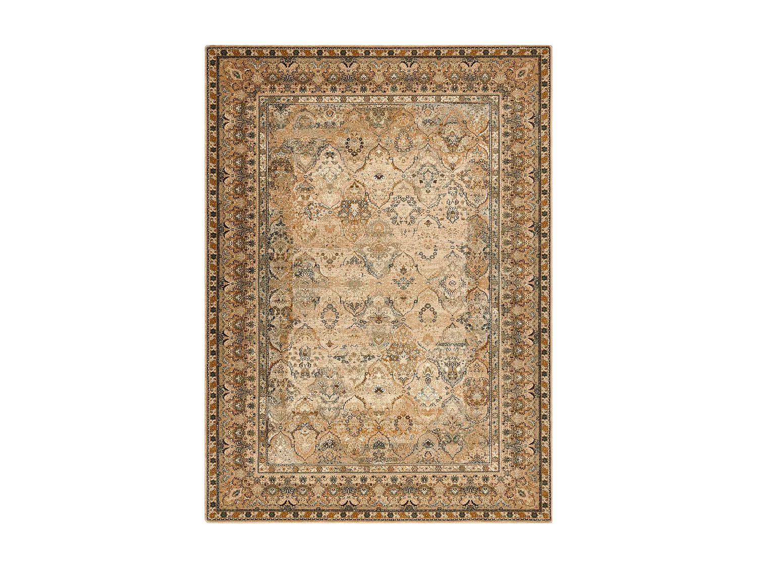 Tapis en laine OMEGA KASHMIR crème 100x150 cm