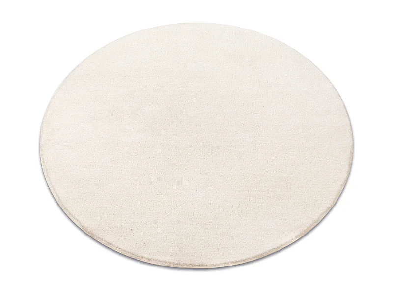 Alfombra VELVET MICRO círculo crema llanura color sólido cercle 200 cm