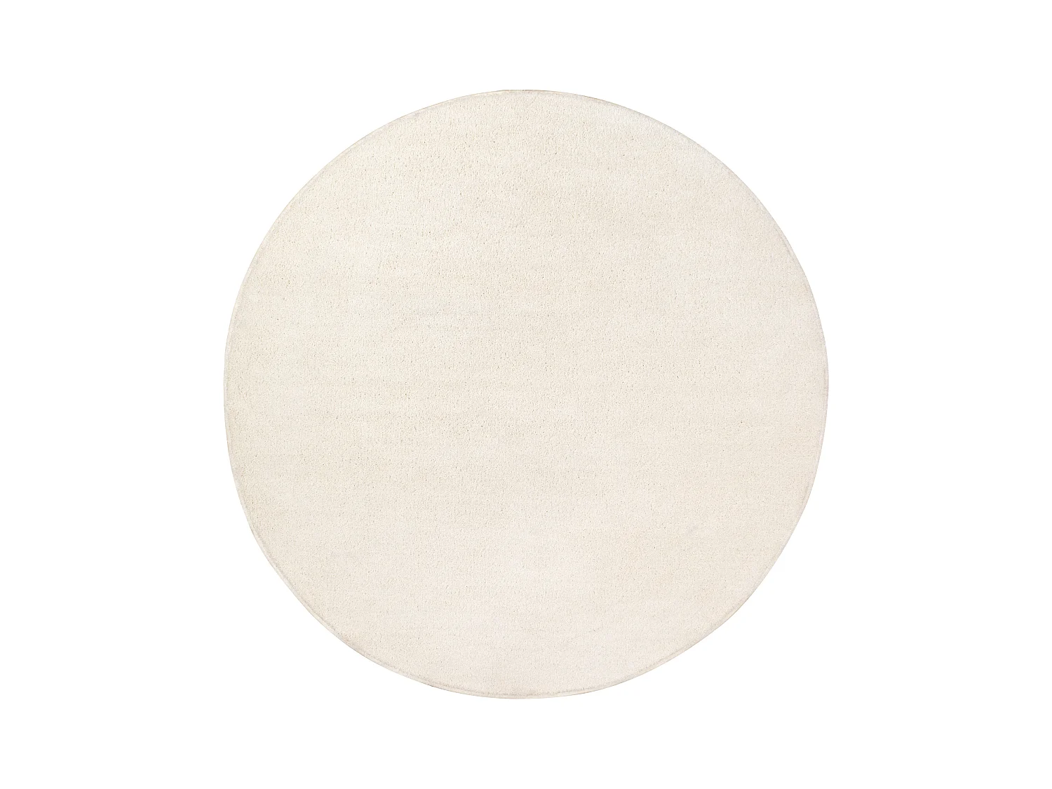 Teppich rund VELVET MICRO creme 031 eben, glatt, einfarbig cercle 150 cm