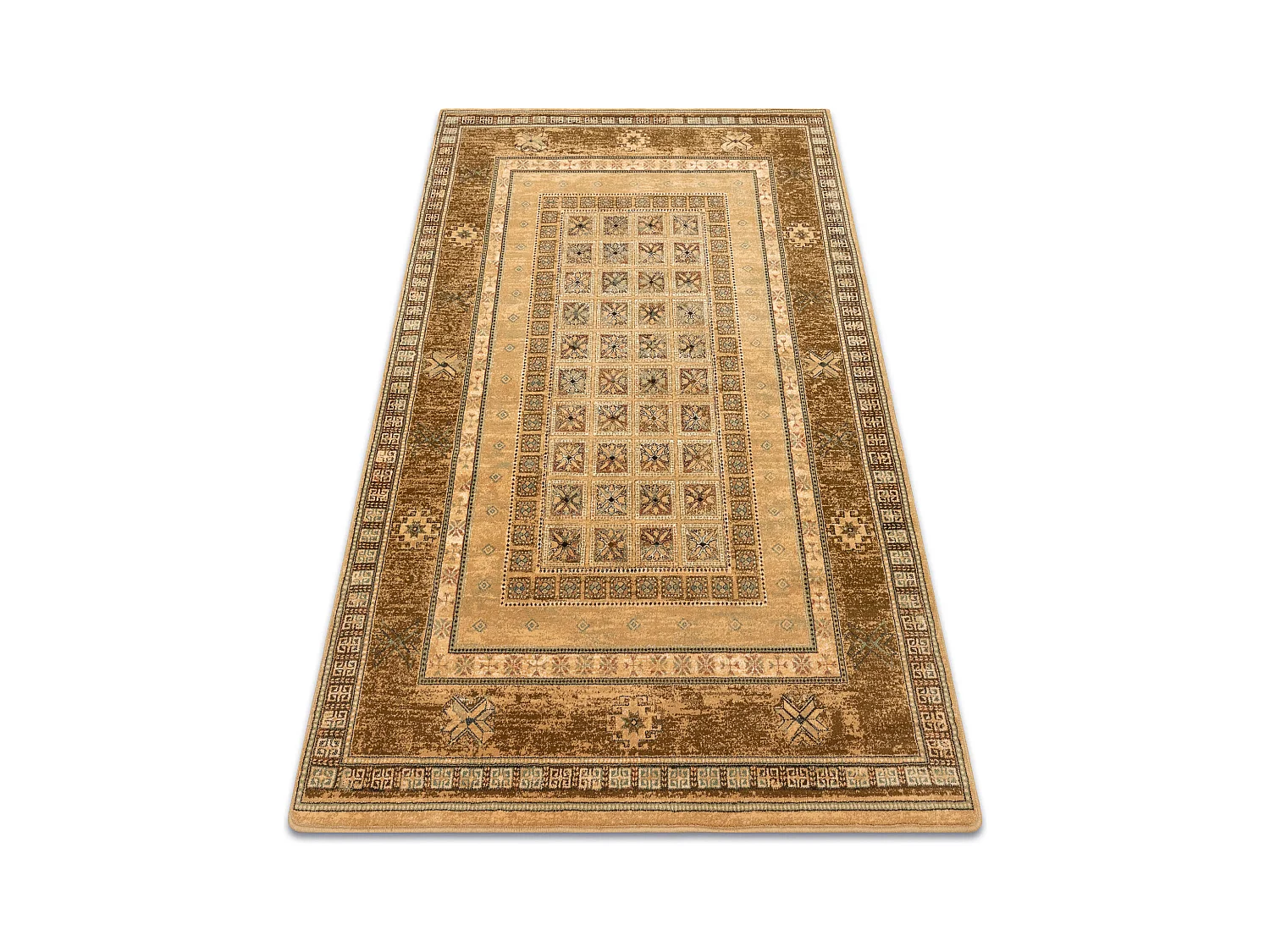 Tapis en laine OMEGA ANTIK miel 100x150 cm
