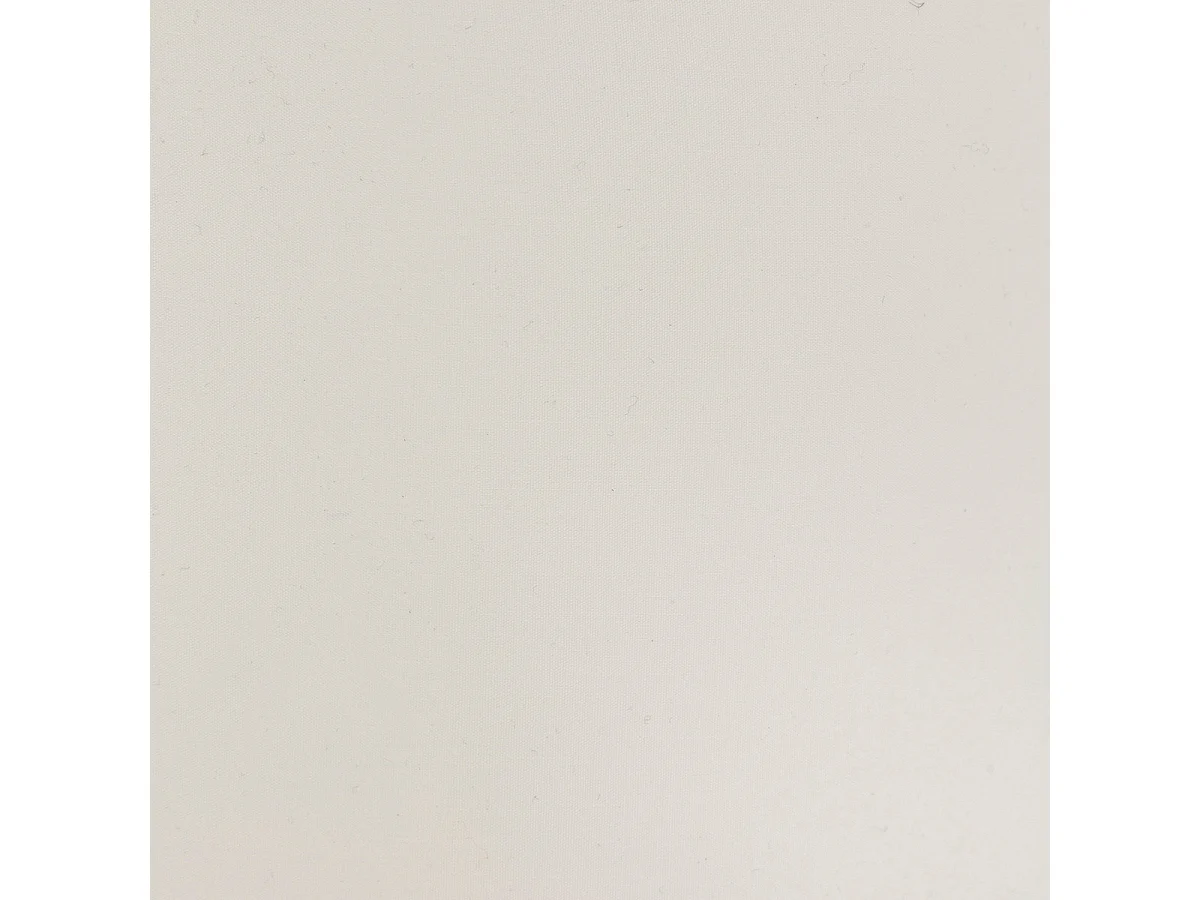 Lampe à poser en céramique Beige et abat-jour en coton Blanc H 44 cm