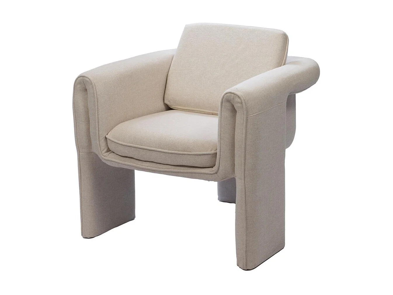 Fauteuil Scarlett blanc