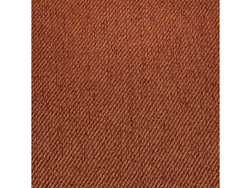 Chaise Fauteuil de table avec accoudoirs Ambre orange et pieds en bois