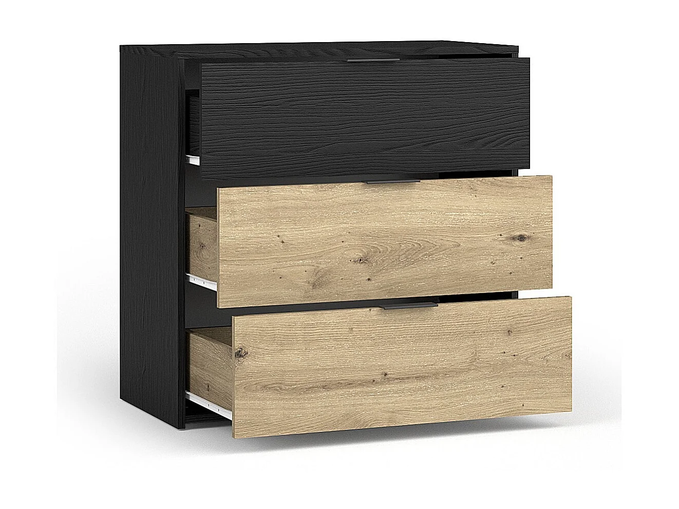 Commode MELODY - Design Moderne avec 3 Tiroirs