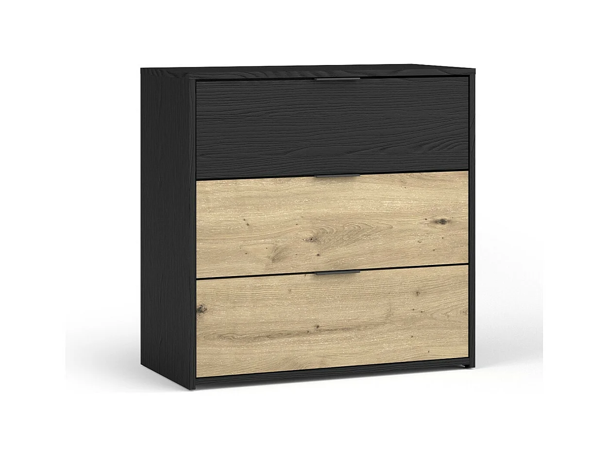 Commode MELODY - Design Moderne avec 3 Tiroirs