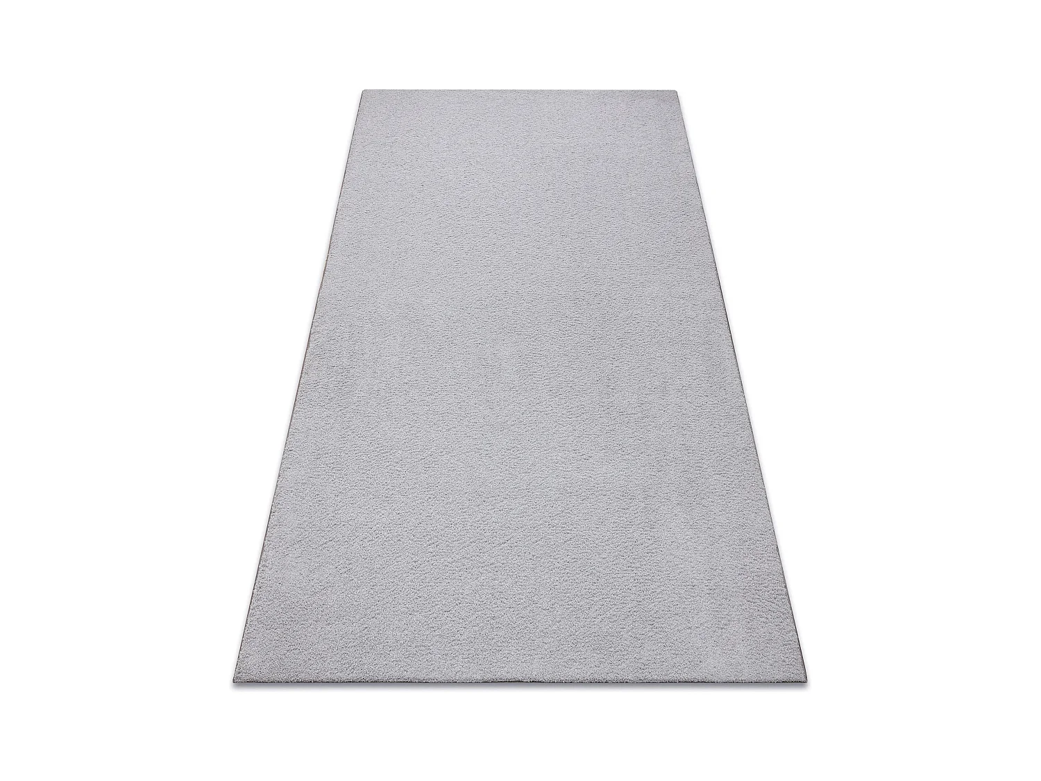 TAPIS - MOQUETTE VELVET MICRO gris 90 plaine couleur unie 100x150 cm