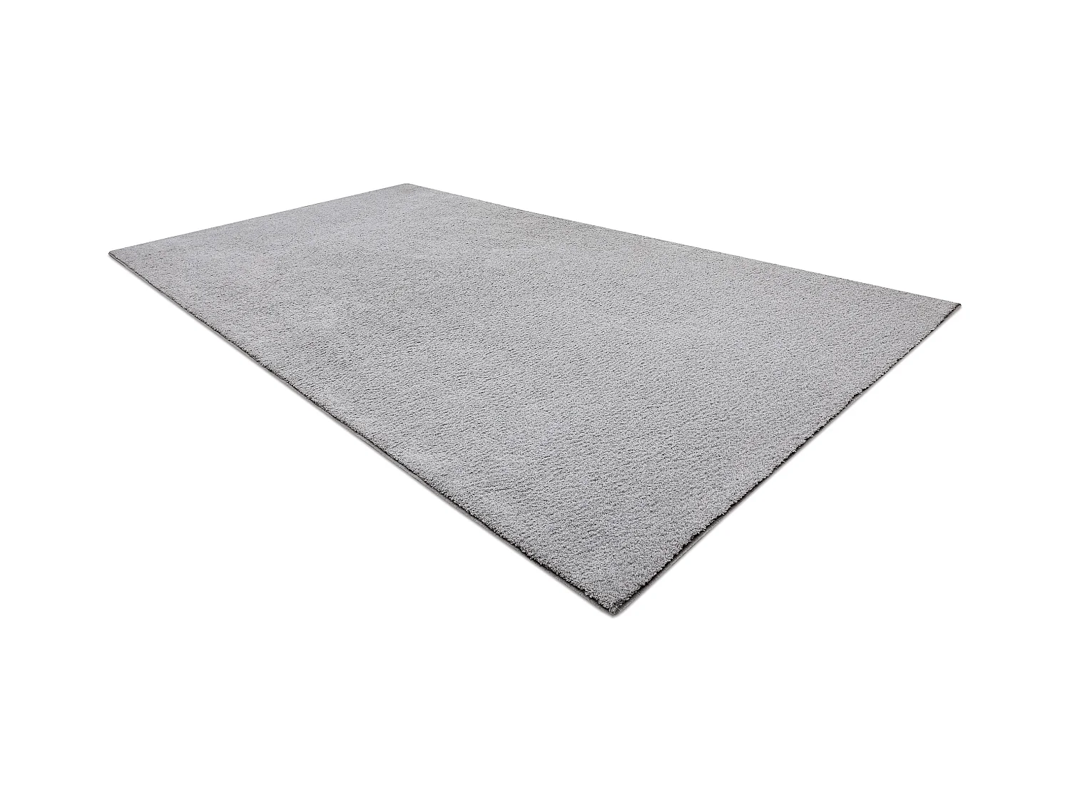 TAPIJT - Vloerbekleding VELVET MICRO grijskleuring 90 , glad , uniform 100x150 cm