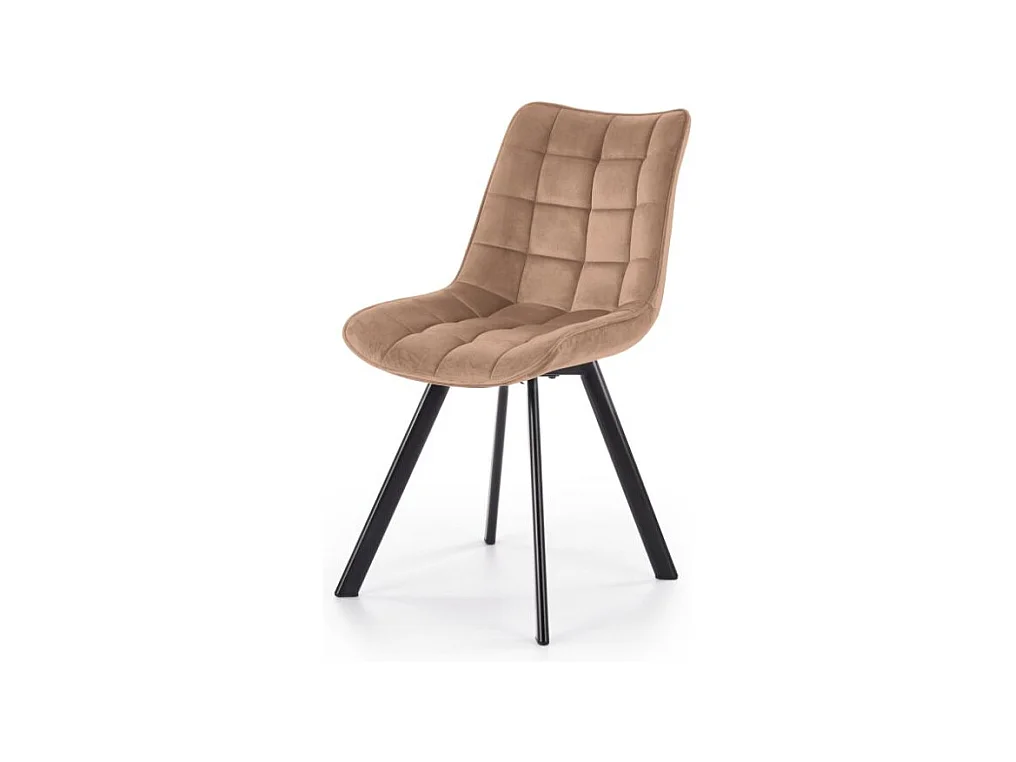 Krzesło tapicerowane K332 VELVET beżowe