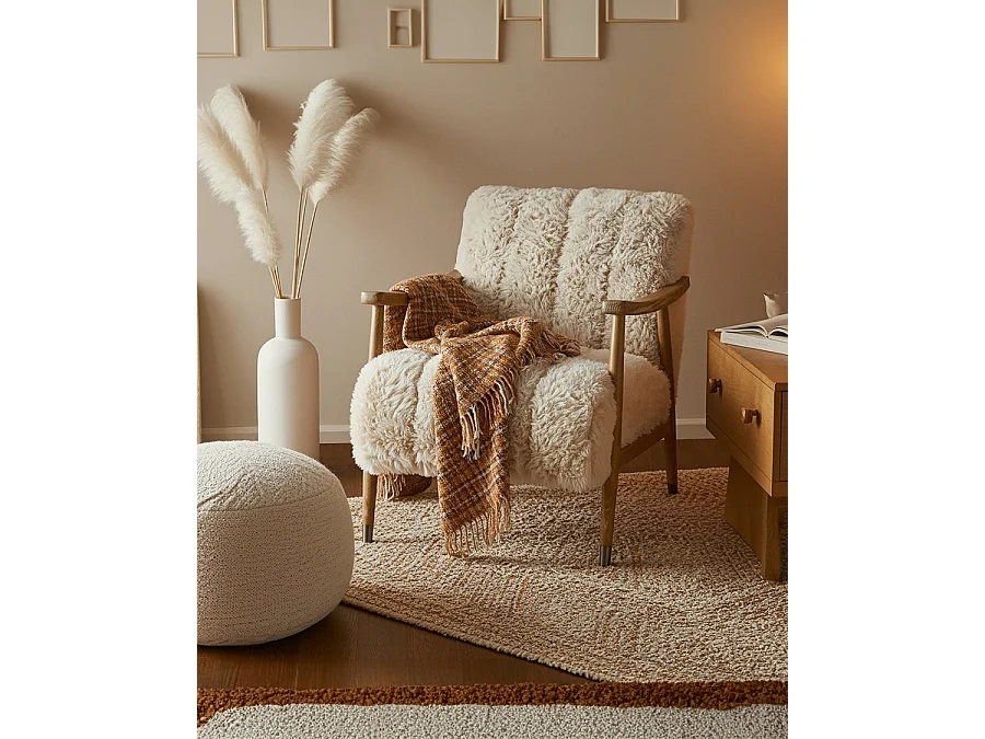 Lina - Fauteuil en bois massif