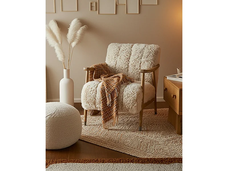 Lina - Fauteuil en bois massif