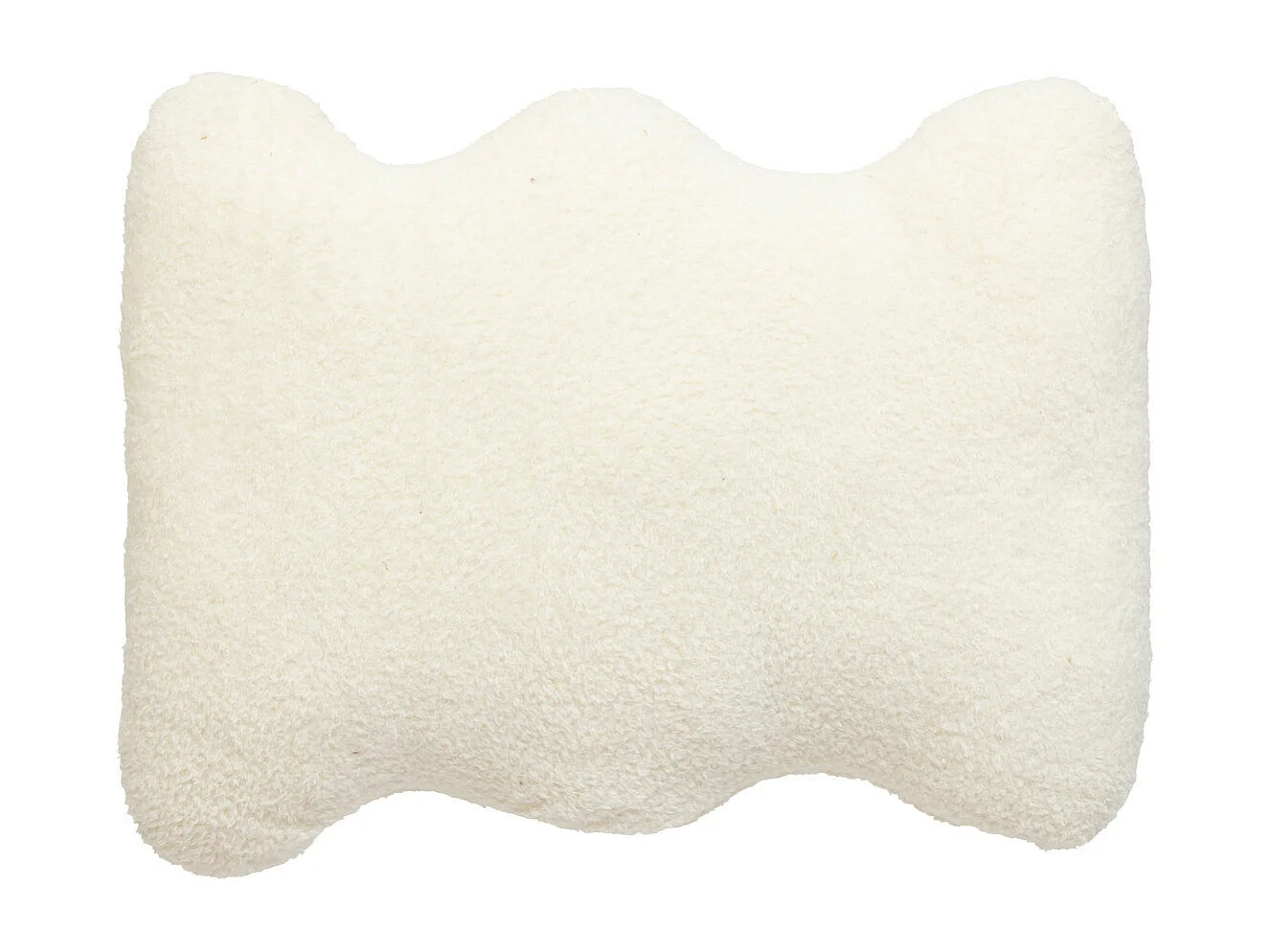 Coussin décoratif fourrure Blanche 35 x 48 cm