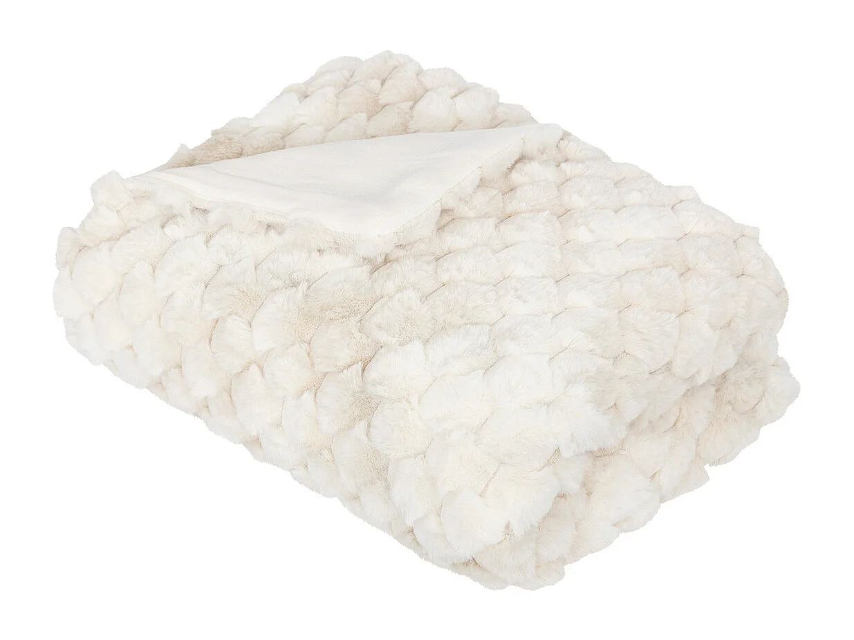 Manta de Piel Sintética Inuit Efecto Tie and Dye