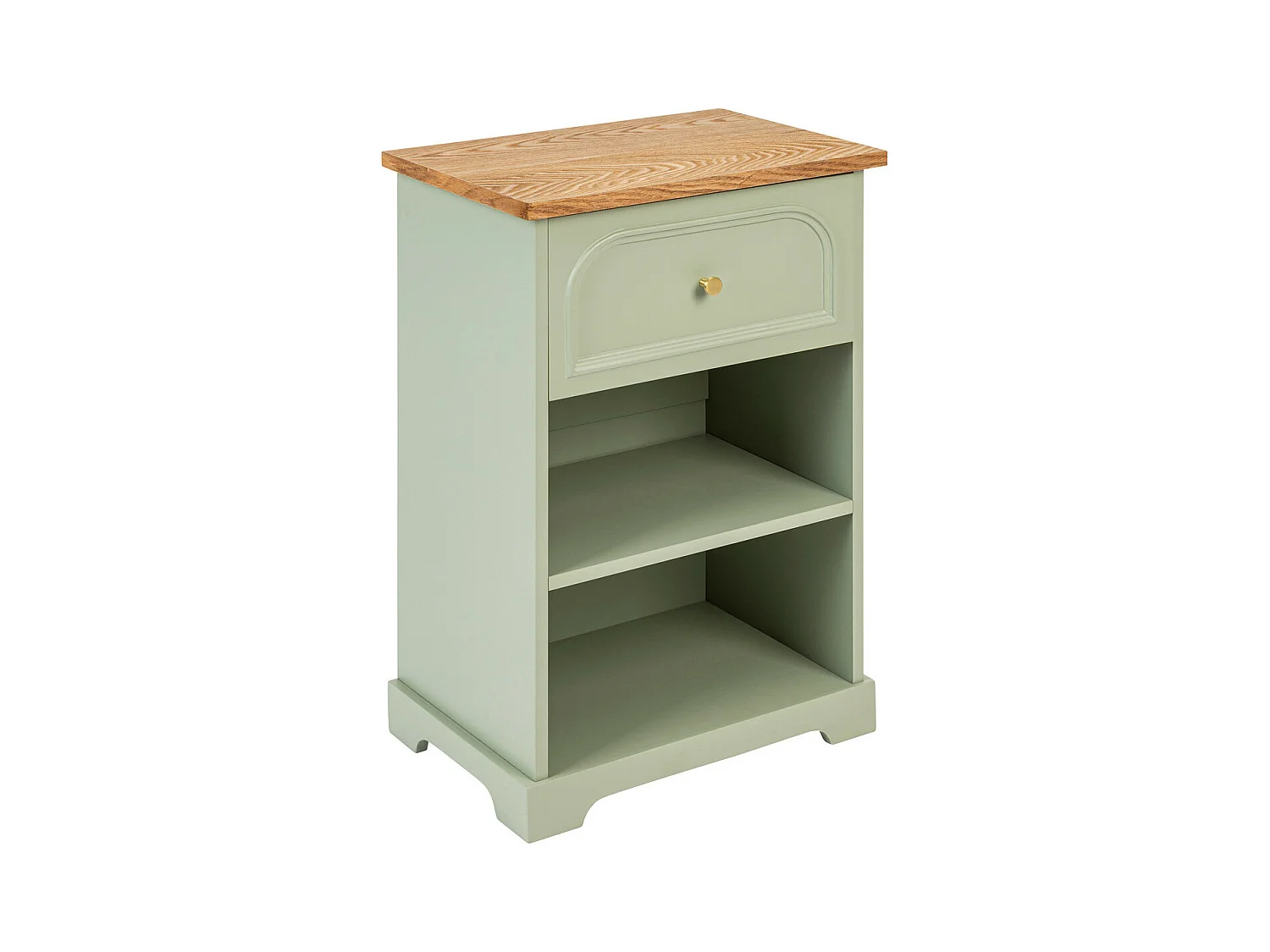 Table d'appoint Table de chevet en Bois Vert céladon H 67 cm