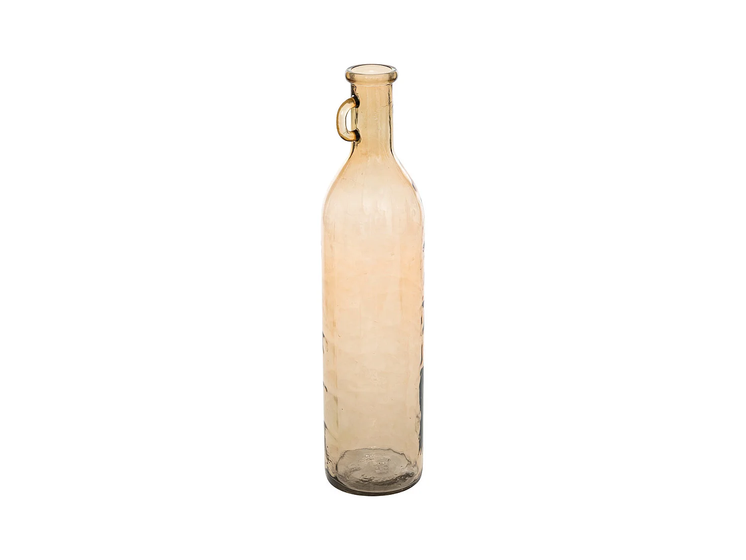 Vase bouteille en verre Rose clair H 75 cm