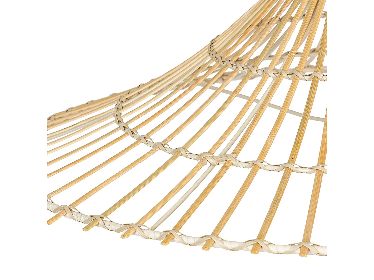 Luminaire Suspension réversible en Bambou D 56 cm