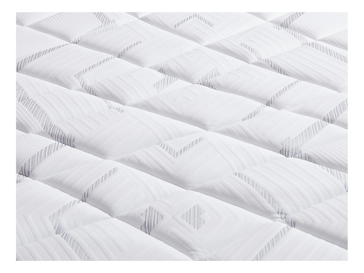 Ensemble 140 x 190 cm sommier coffre naturel clair + matelas hybride ressorts ensachés 5 zones et mousse à mémoire de forme ép.30cm - PATNOS de YSMÉE