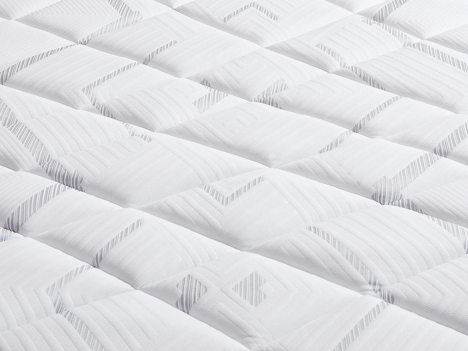 Conjunto de canapé abatible blanco de 140 x 190 cm + colchón híbrido de muelles ensacados 5 zonas y espuma con memoria de forma de 30 cm de grosor - PATNOS de YSMÉE