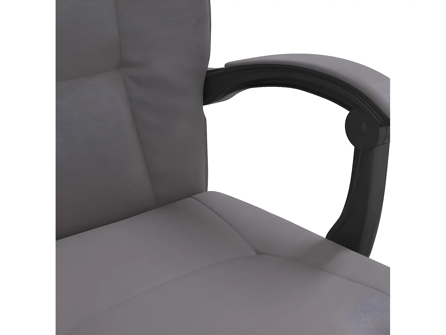 Fauteuil inclinable de bureau Gris Similicuir