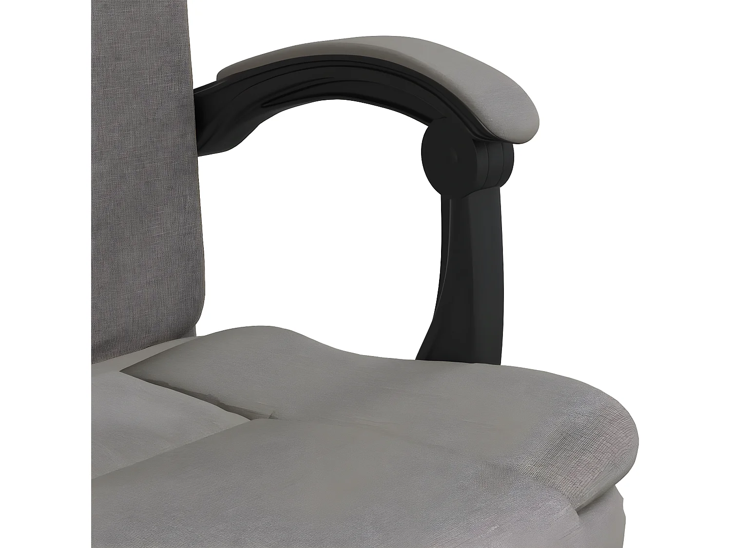 Fauteuil inclinable de bureau Taupe Tissu