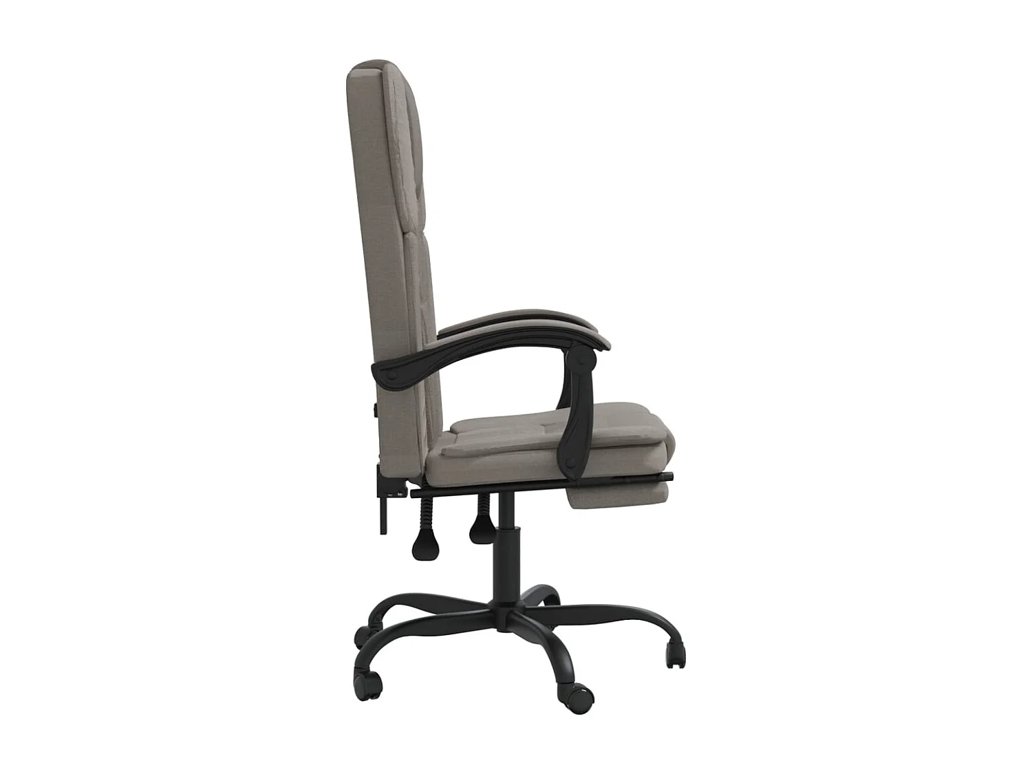 Fauteuil inclinable de bureau Taupe Tissu