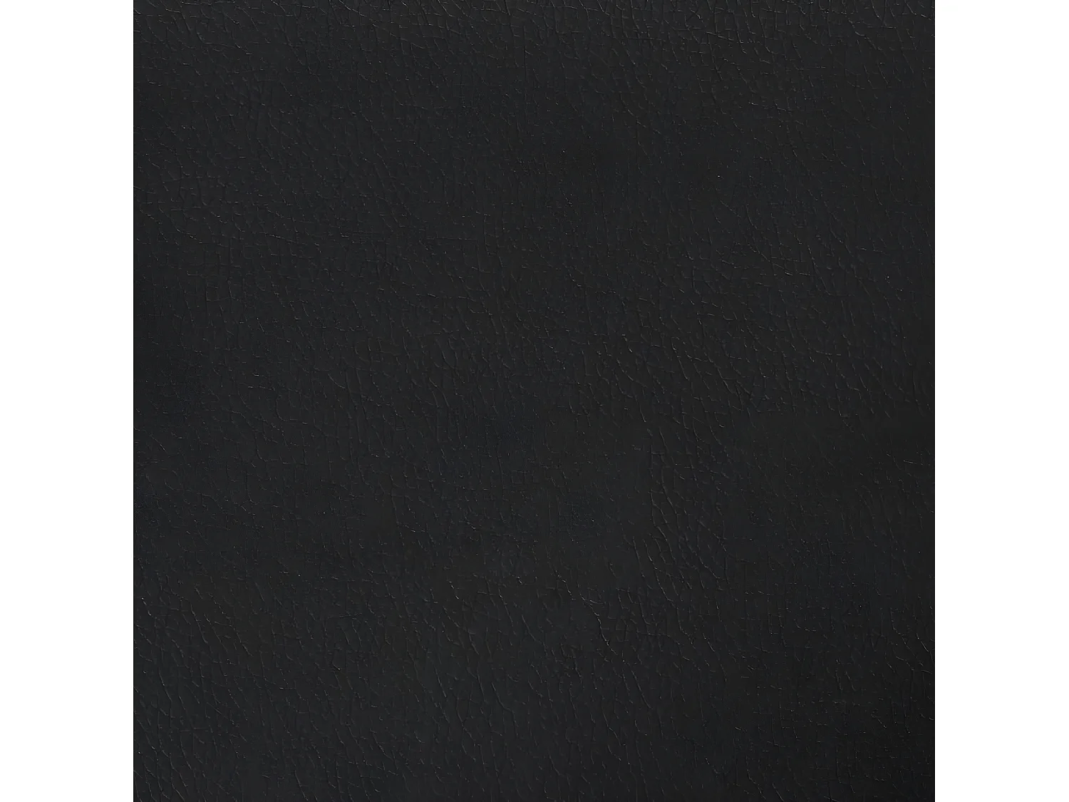 Silla de oficina reclinable cuero sintético negro