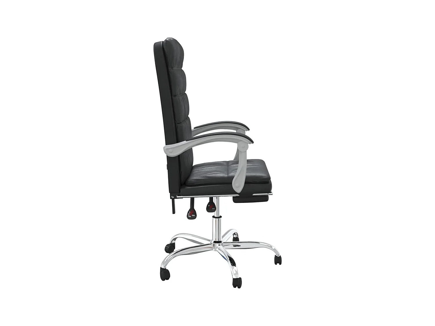 Fauteuil inclinable de bureau Noir Similicuir