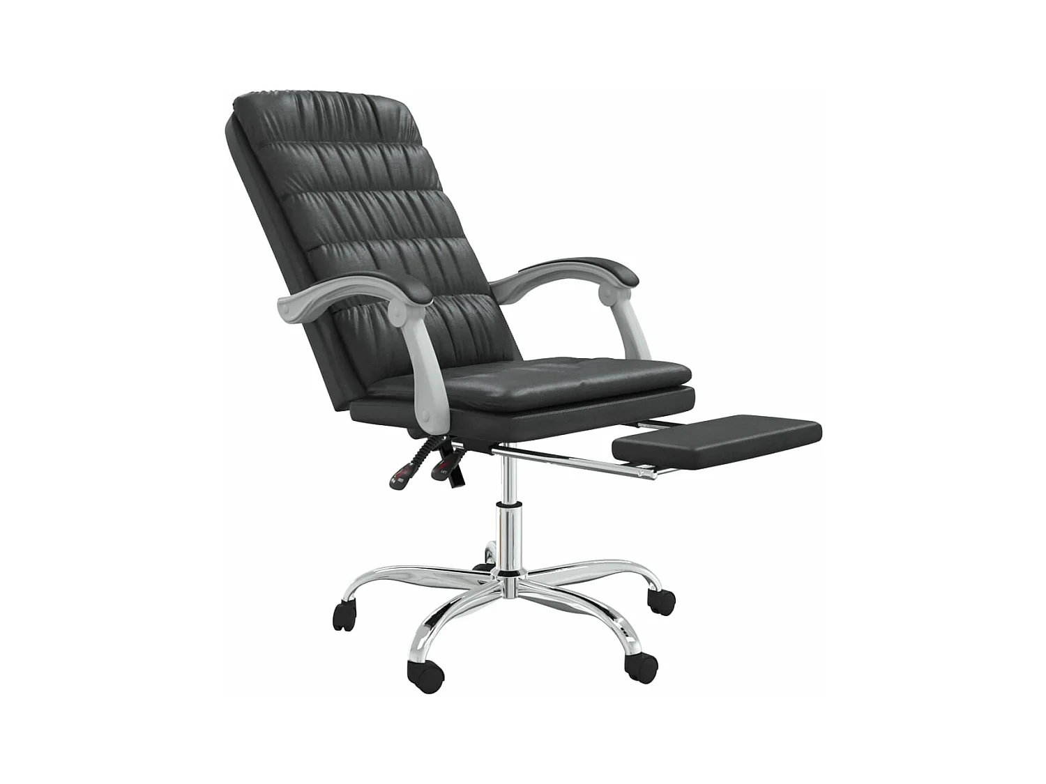 Fauteuil inclinable de bureau Noir Similicuir