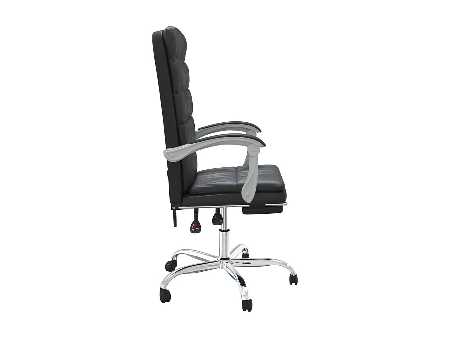 Fauteuil inclinable de bureau Noir Similicuir