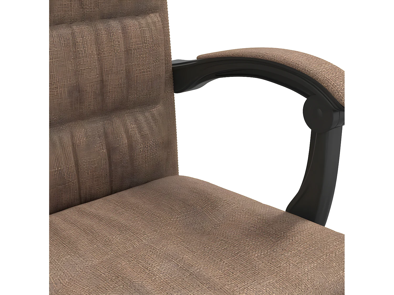 Fauteuil inclinable de bureau Marron Tissu