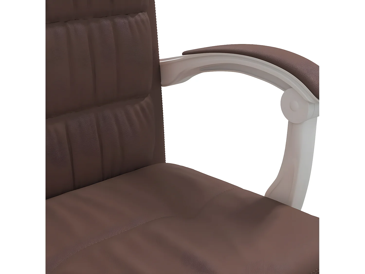 Fauteuil inclinable de bureau Marron Similicuir