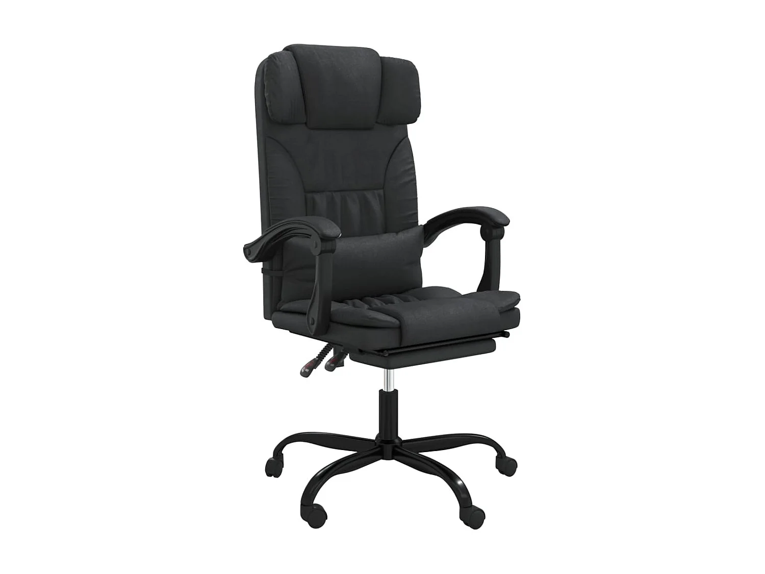 Fauteuil inclinable de bureau Noir Similicuir