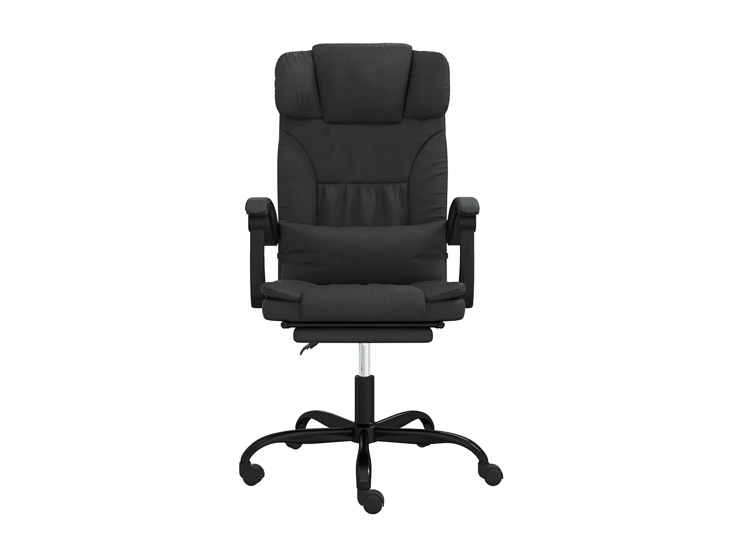 Fauteuil inclinable de bureau Noir Similicuir