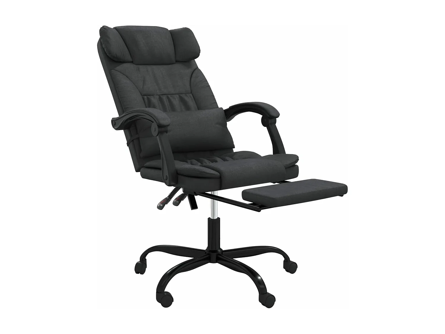 Fauteuil inclinable de bureau Noir Similicuir