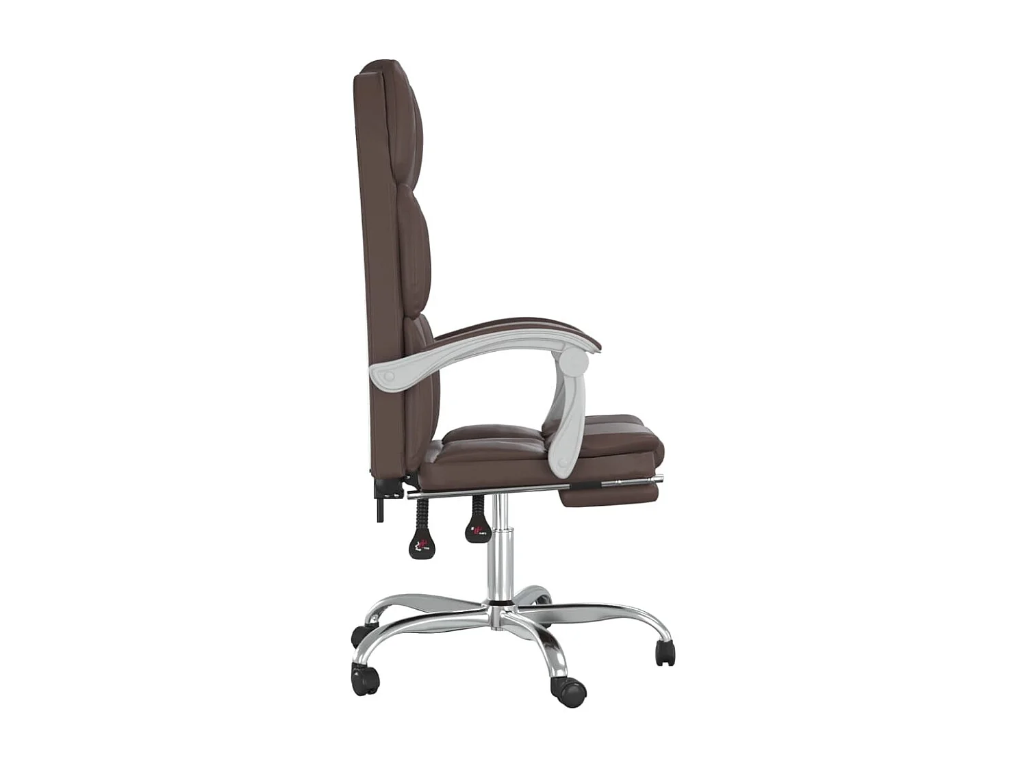 Fauteuil inclinable de bureau Marron Similicuir