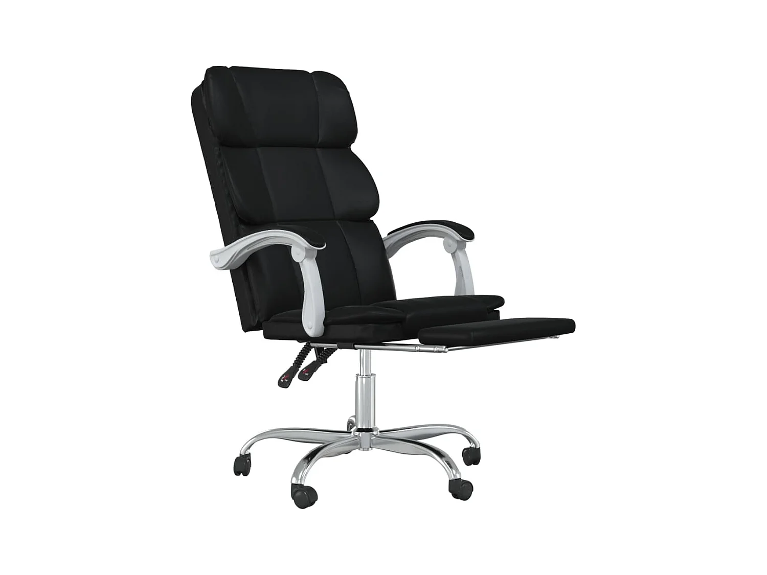 Fauteuil inclinable de bureau Noir Similicuir