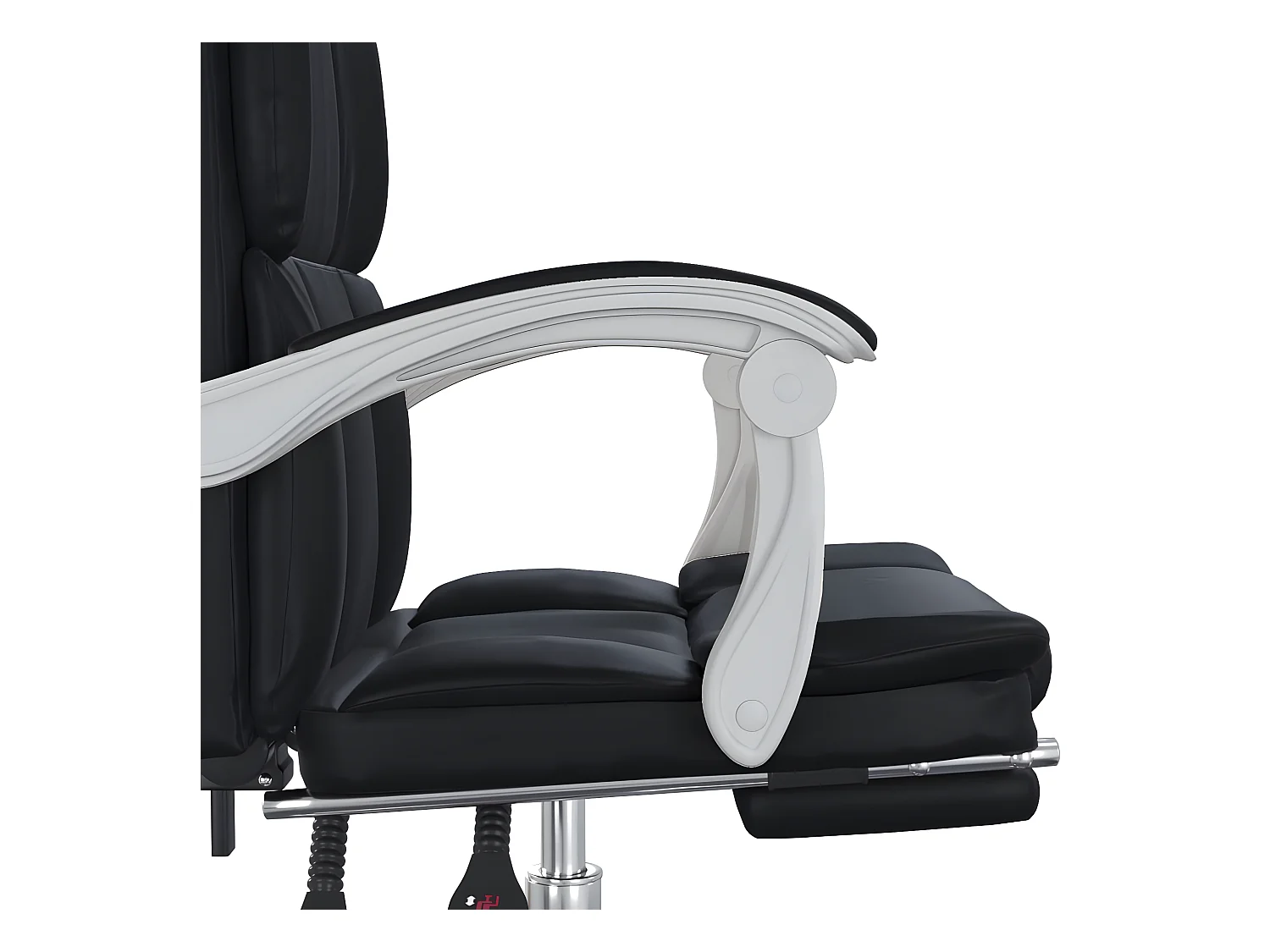 Fauteuil inclinable de bureau Noir Similicuir